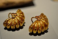 Earrings inscribed in the name of Shulgi.[51]