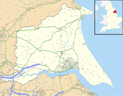 Football in Yorkshire is located in East Riding of Yorkshire