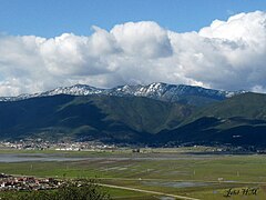 Vue de la chaîne montagneuse de l'Edough.