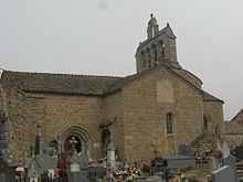 Ang Charish Church of Saint-Pierre, sa Fontans