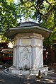 Square fountain as part of Emirgan Mosque.