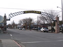 Entrance arch to Williams.