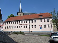 Außenansicht des Gebäudes des Funkwerkmuseum Kölleda