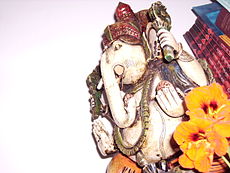 Estátua de Ganesha do Distrito de Andra Pradesh, Índia.