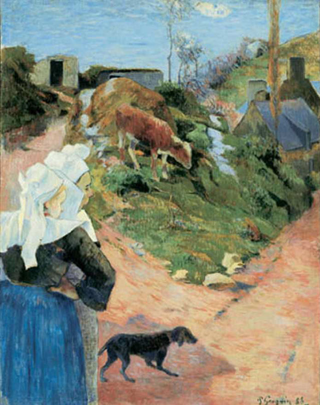 Gauguin Bretonnes au Tournant d'une Route.jpg