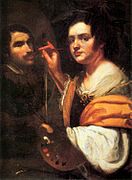 Artemisia Gentileschi, Autoportret, oko 1637.