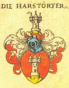 Erb rodu podle J.A.Siebmachera (1605)