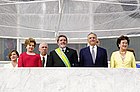 Primeira posse do presidente Luiz Inácio Lula da Silva e do vice-presidente José Alencar em 2003.