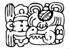 Name glyph of K'inich Yat Ahk II