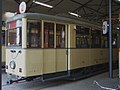 K-Triebwagen 104 von 1954 in dem Verkehrsmuseum in Frankfurt-Schwanheim