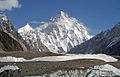 Image 13K2, at 8,611 metres (28,251 ft), is the world's second highest peak (from Geography of Pakistan)