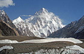 Der K2 (8.611 Meter) ist der höchste Berg Pakistans