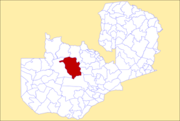 Distretto di Kasempa – Mappa