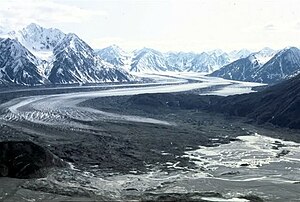 Kaskawulsh-Gletscher im Juni 1992