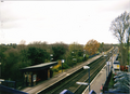 The station in 2010. King's Sutton station was upgraded, got a new shelter and re-gained its footbridge in 2006