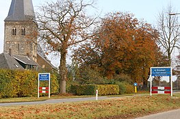 Komborden Rijksweg Drempt, vanuit richting Doesburg (2016)