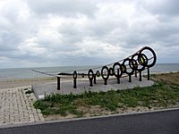 Kunstwerk De Fuik op Texel