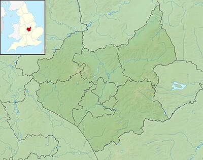 Location map Лестершир