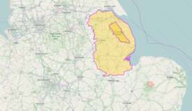 Lincolnshire Wolds within Lincolnshire.png