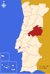 Distretto di Castelo Branco – Localizzazione