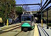 A Type 8 trolley at Fenway station in May 2015