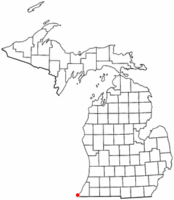 Location of New Buffalo, Michigan
