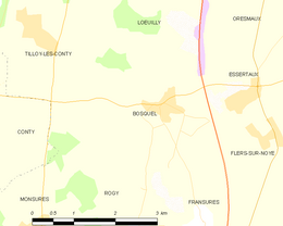 Bosquel – Mappa