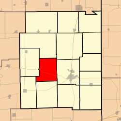 موقعیت ناحیه باک، شهرستان ادگار، ایلینوی در نقشه