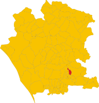 Locatie van Casagiove in Caserta (CE)