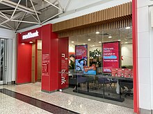 A Medibank office in Westfield Woden during 2022 Medibank office in Westfield Woden July 2022.jpg