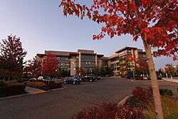 Microsoft's West headquarters at Microsoft campus, home of Xbox's Interactive Entertainment business including Microsoft Gaming since its foundation