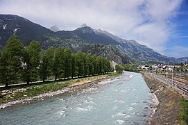 Arc ved byen Modane