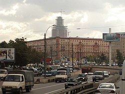 Heavy traffic and active construction, 2003