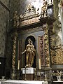 Retable monumental avec la Vierge à l'Enfant de la chapelle de la Vierge Marie.