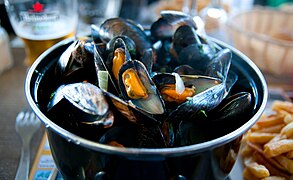 Moules marinières (Belgique).