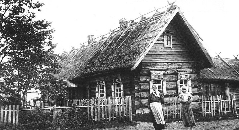 Деревня Новое Калище. 1911 год