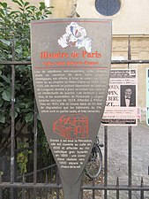Panneau Histoire de Paris Église Saint-Julien-le-Pauvre