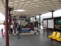 Access 1 leading to the bus station