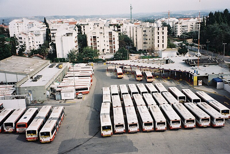 iWiki Israel 4240 Kfar Saba central bus station.