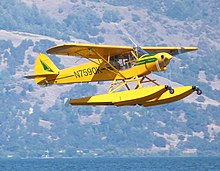 Floatplanes allow access to most remote aquatic locations Piper PA-18 (6193463046).jpg