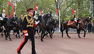 Escorte à cheval des Blues et Royals (en).