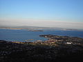 A ría de Arousa constitúe a maior ría galega en superficie.