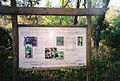 Information sign in the park