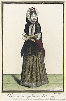 'Femme de Qualité en Echarpe', Nicolas Arnoult (ca. 1671-1700), ca. 1681-1683