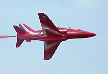 Royal Air Force Aerobatic Team "Red Arrows" Hawk T1 Red.arrows.single.arp.750pix.jpg