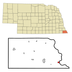 Location of Rulo, Nebraska