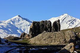 Şahdağ Milli Parkı (Qrız kəndində qayalar). Fotoqraf: Toni Wöhrl