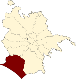 Municipio Roma X – Localizzazione