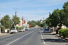 Belvidere Road, de hoofdstraat van Saddleworth