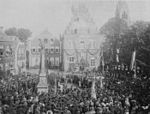 Feiern in Schüttorf anläßlich des Sedantags 1895